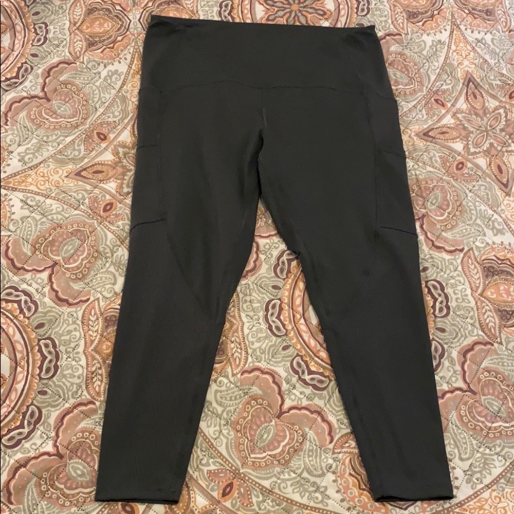 Zella Ribbed Yoga Pants